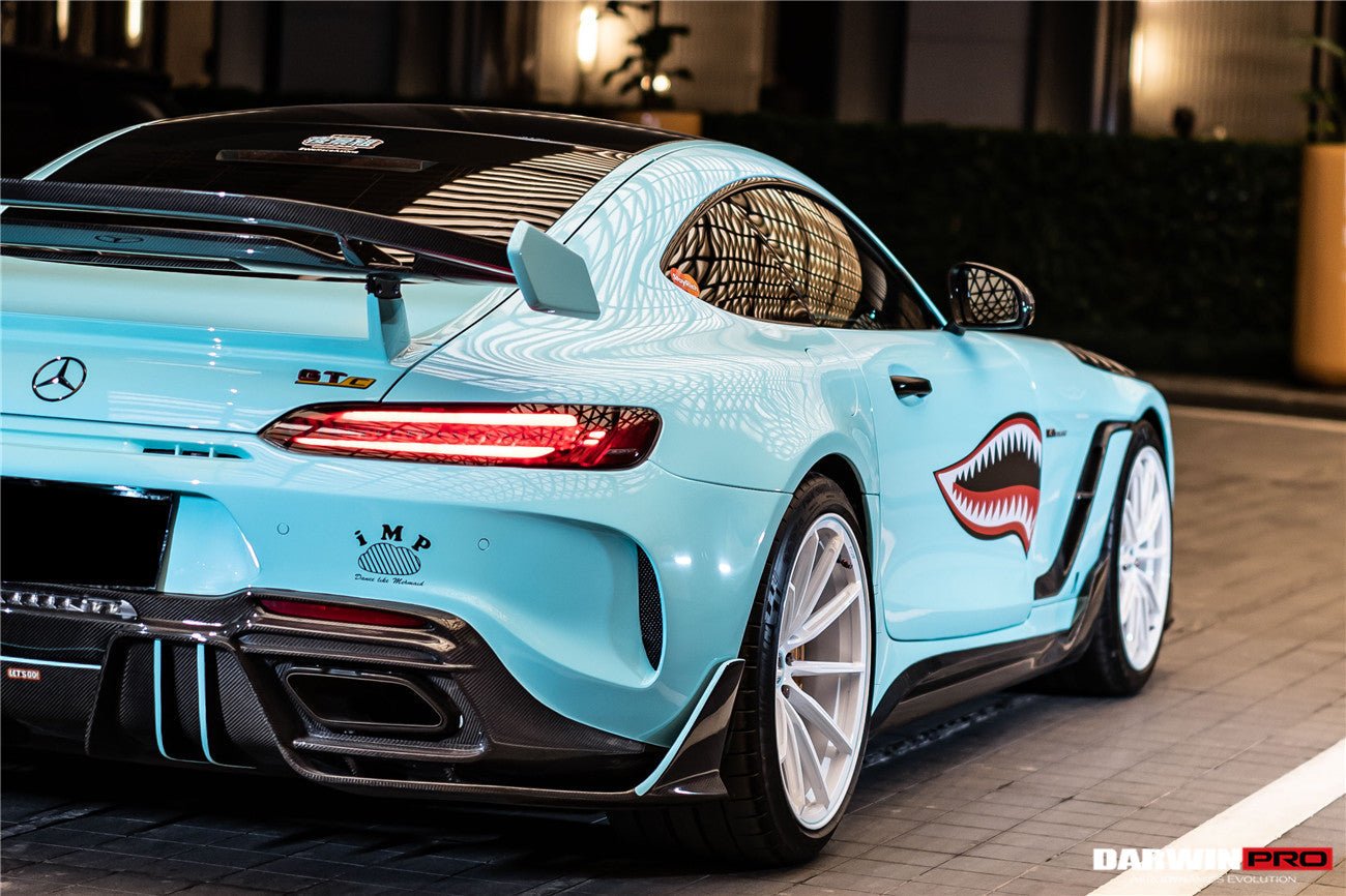 2017 - 2021 Mercedes Benz AMG GTC IMPII Part Carbon Fiber Rear Bumper With Exhasust tips